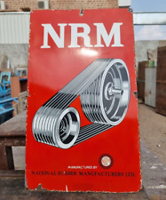 1930's Old Vintage Antique Rare NRM Tyres Rubber Adv Porcelain Enamel Sign Board picture