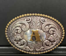 Nocona Oval Initial Buckle A - Acc Buckle - 37072-A picture