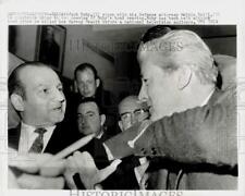 1964 Press Photo Jack Ruby and attorney Melvin Belli in Dallas - kfx15646 picture