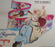 Debbie Reynolds The Singing Nun original window card 1966 movie poster Scooter picture