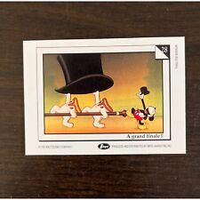 1991 Impel Disney Trading Cards #28 Thru The Mirror A Grand Finale Mickey picture
