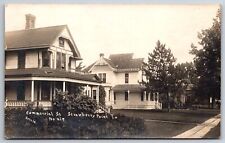 Strawberry Point Iowa~Commercial Street No 415~Victorian Homes~c1910 RPPC picture