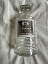 Creed Love In White EMPTY Bottle Flacoln 8.4 Fl Oz. 250 ML GLASS NO BOX picture