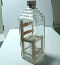ESCO Distinctive Embalming Empty Bottle 1930s Folk Art Chair in Bottle Model picture