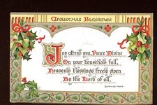 Christmas-poem by Gertrude Moore--1909 picture