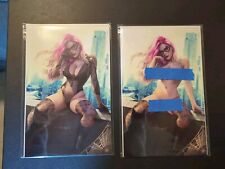 Totally Rad Cover Gallery #1 Set Sidney Augusto Black Cat LTD 200 And 125 picture