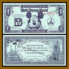 Disney 1 Dollar (Recreation Coupon), 1972 