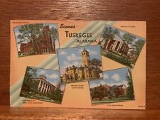 Tuskegee Alabama Vintage Postcard 1946 Postmark  picture