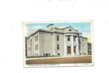 Vintage Postcard  Institute Of Arts & Science Manchester NH   Pre-  Linen picture