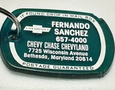 Bethesda Maryland Chevy Chase Chevrolet Dealer Auto Car Dealership MD Keychain picture