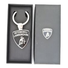 AiruOFFICIAL Lamborghini Silver Keyring key holder keychain W/Box picture
