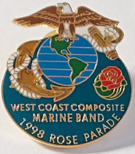 Rose Parade 1998 West Coast Composite Marine Band Lapel Pin (100223) picture