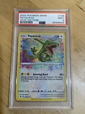 2020 Pokemon SWSH Rayquaza AR Amazing Rare Vivid Voltage #138 MINT 9 picture