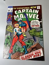 Captain Marvel #20 (1970) Gil Kane Art, vs. Hulk, 1st app. Rat Pack *FN/VF 7.0* picture