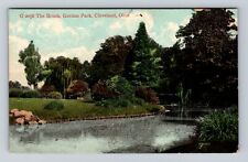 Cleveland OH-Ohio, The Brook, Gordon Park, Antique, Vintage Souvenir Postcard picture