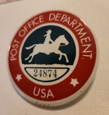 Vintage #24874 Post Office Department USA Employee USPS Pinback Badge picture