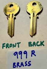 Vintage 1970s 1980s NOS ILCO 999R key blanks brass new old stock Y1R 14R E8E1L picture