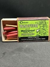 vintage Airplane survival kit box of Coghans Windproof & waterproof match box picture