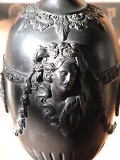 WEDGWOOD/NEALE/PALMER 1790 BLACK BASALT CONSOLETE DYING CLEOPATRA/RICHELIEU picture
