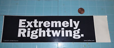 VINTAGE EXTREMELY RIGHTWING Sticker / Decal  ORIGINAL OLD STOCK picture