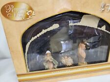 VINTAGE  Fontanini  Renaissance Nativity Set with Creche In Box 4 PCS picture