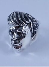 Size 11 Donal Trump Ring Solid 925 Sterling silver heavy thick 20g made in USA  picture