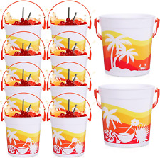 20 Pcs 32Oz Cocktail Rum Buckets for Drinks 4.69 X 3.78 X 4.8 Inches Plastic Buc picture