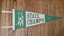 basketball state champs 1948 pennant vtg   picture