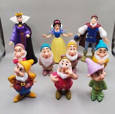 Vintage Mattel Walt Disney Snow White and The Seven Dwarfs Dwarves Figure Set picture