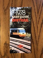 1978 Easy Guide To Britain Railroad Guide / Brochure picture