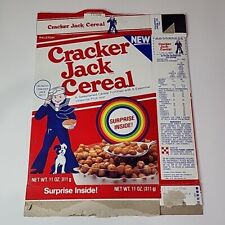 Vintage 1983 Cracker Jack Cereal Breakfast Set Surprise Box Ralston Purina picture