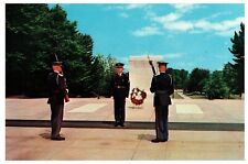 POSTCARD Tomb of the Unknown Soldier Washington D.C. Arlington National Cemetery picture