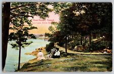 New Haven, Connecticut CT - Lovers Lane, Savon Rock Park - Vintage Postcard picture