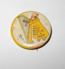 RARE Vintage 1896 Yellow Kid 28 High Admiral Cigarettes Advertising Pin Button picture