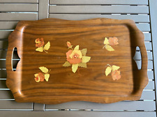 Genuine American Walnut Overton Bentwood Tray 25.5”x14.5” New Haven MI picture