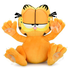 ✿ New GARFIELD Stuffed Plush CAR WINDOW SUCTION CUPS Fat Tabby Cat Clinger Toy picture
