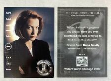 CHEAP PROMO CARD: THE X-FILES OFFICIAL FAN CLUB WIZARD WORLD EXCLUSIVE #4 of 4 picture