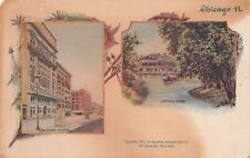 Chicago IL Illinois 1897 American Souvenir Card No. 11 Vtg Postcard N1 picture