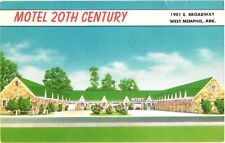 Panorama of Motel 20th Century, West Memphis, Arkansas Postcard picture