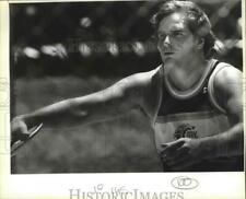 1984 Press Photo Clark High School Shot Put Thrower at Austin State Finals picture