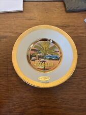 Vintage Dolphins Flamingo Chokin Art Collection Limited Ed. Florida 6” 24kt Gold picture