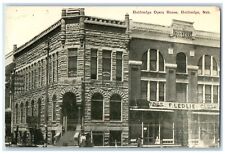1912 Front View Holdredge Opera House Building Holdredge Nebraska NE Postcard picture