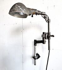 VINTAGE INDUSTRIAL WOODWARD ARTICULATED WORK BENCH LAMP WORKING picture