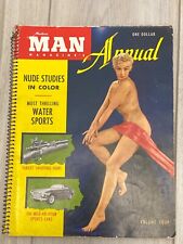 Rare modern Man Magazine Annual 1955 -Vol 4  - VTG Ads Portraits Pin Ups Guns picture