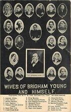 Postcard C-1910 Mormon Religion Wives of Brigham Young himself 24-4989 picture