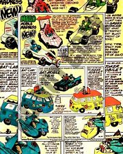 1976 Mego Mobile Madness Super Heroes Car Comic Book Page Ad 8x10 Photo picture