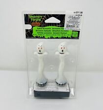Lemax Spooky Town Ghost Lamp Posts Set of Two In Package Open Light up 14335 picture