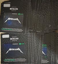 LOT Of  20 (Twenty) Metallica STARBUCKS Gift Cards Limited Edition Gift Card picture