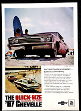 1967 Red Chevelle Malibu Sport Coupe Vintage Print Ad picture