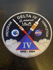 DELTA IV PROGRAM COMPLETION COMMEMORATIVE PATCH MISSION BOEING ULA 2002 - 2024 picture